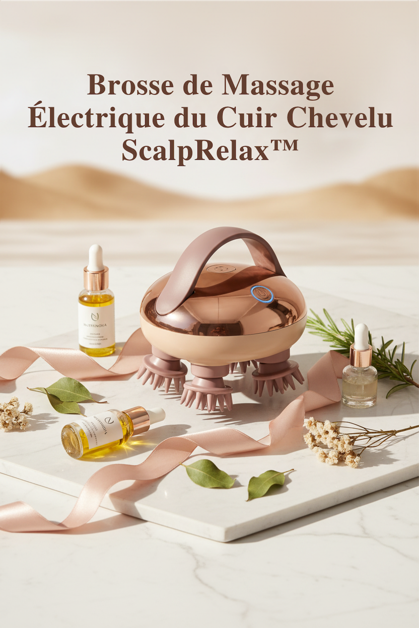 Elektrische Hoofdhuid Massageborstel - ScalpRelax™