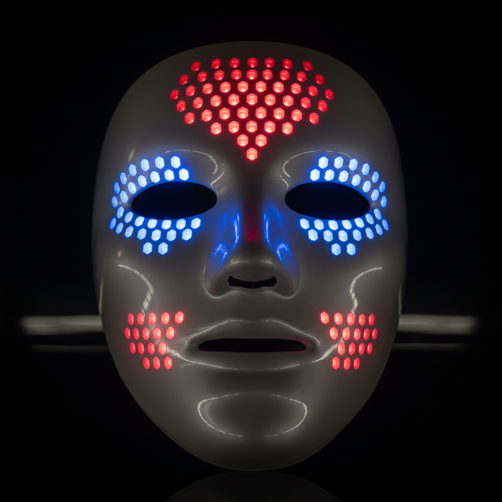 LED-mask för Skönhet &amp; Ansiktsföryngring - LumiGlow™