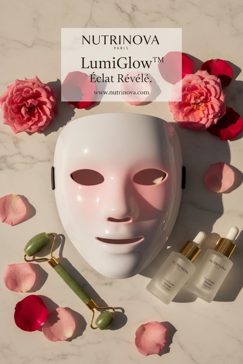 Masque LED Beauté & Rajeunissement Facial - LumiGlow™