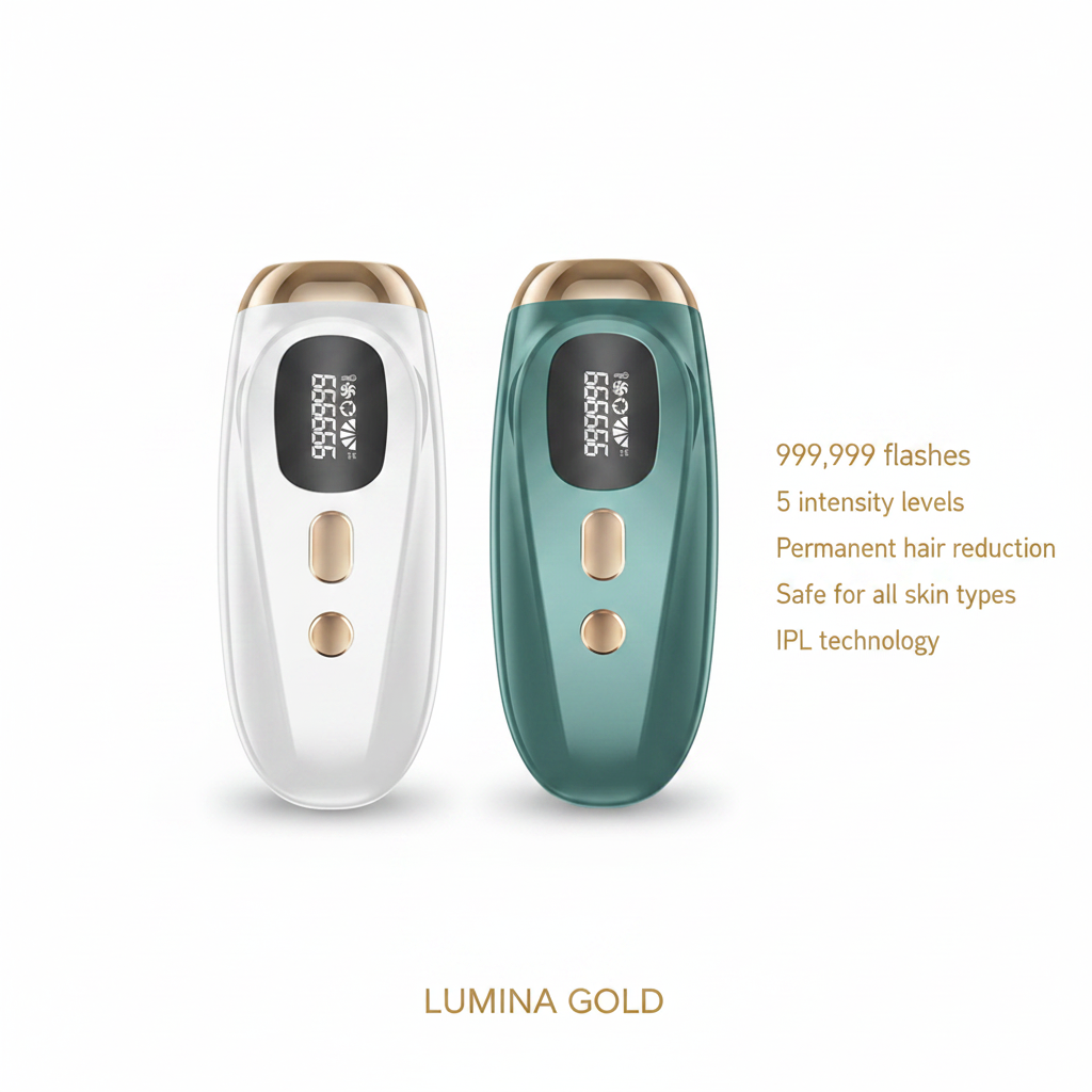 Epilator IPL Profesional &amp; Rejuvenare Cutantă - LumiSkin™