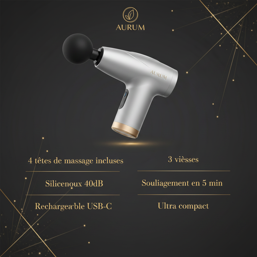 Mini Massagepistol för Muskler — Återhämtning &amp; Avslappning