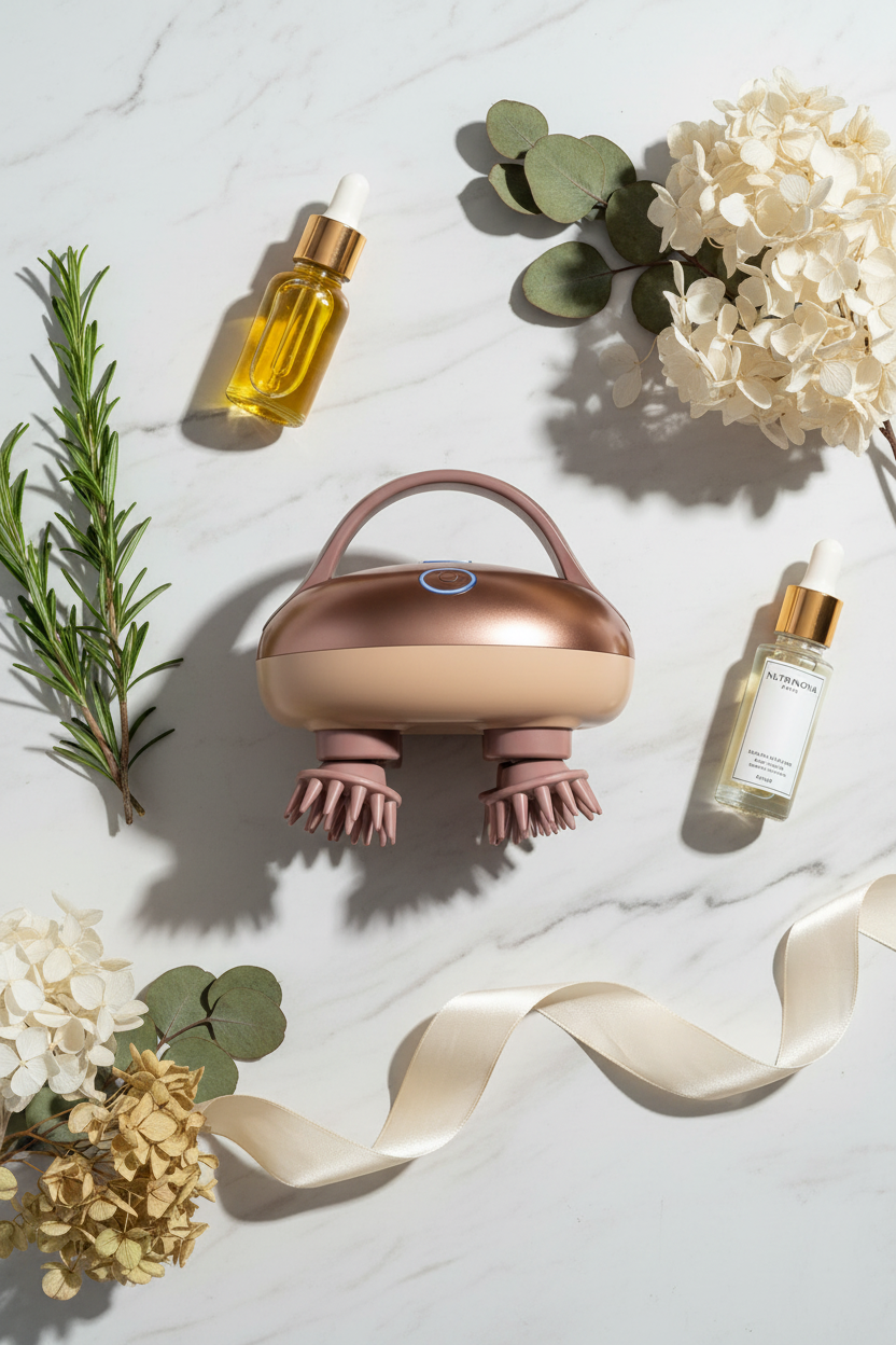 Brosse de Massage Électrique du Cuir Chevelu - ScalpRelax™