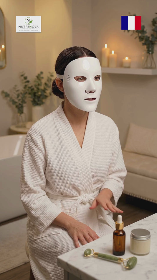 Masque LED Beauté & Rajeunissement Facial - LumiGlow™